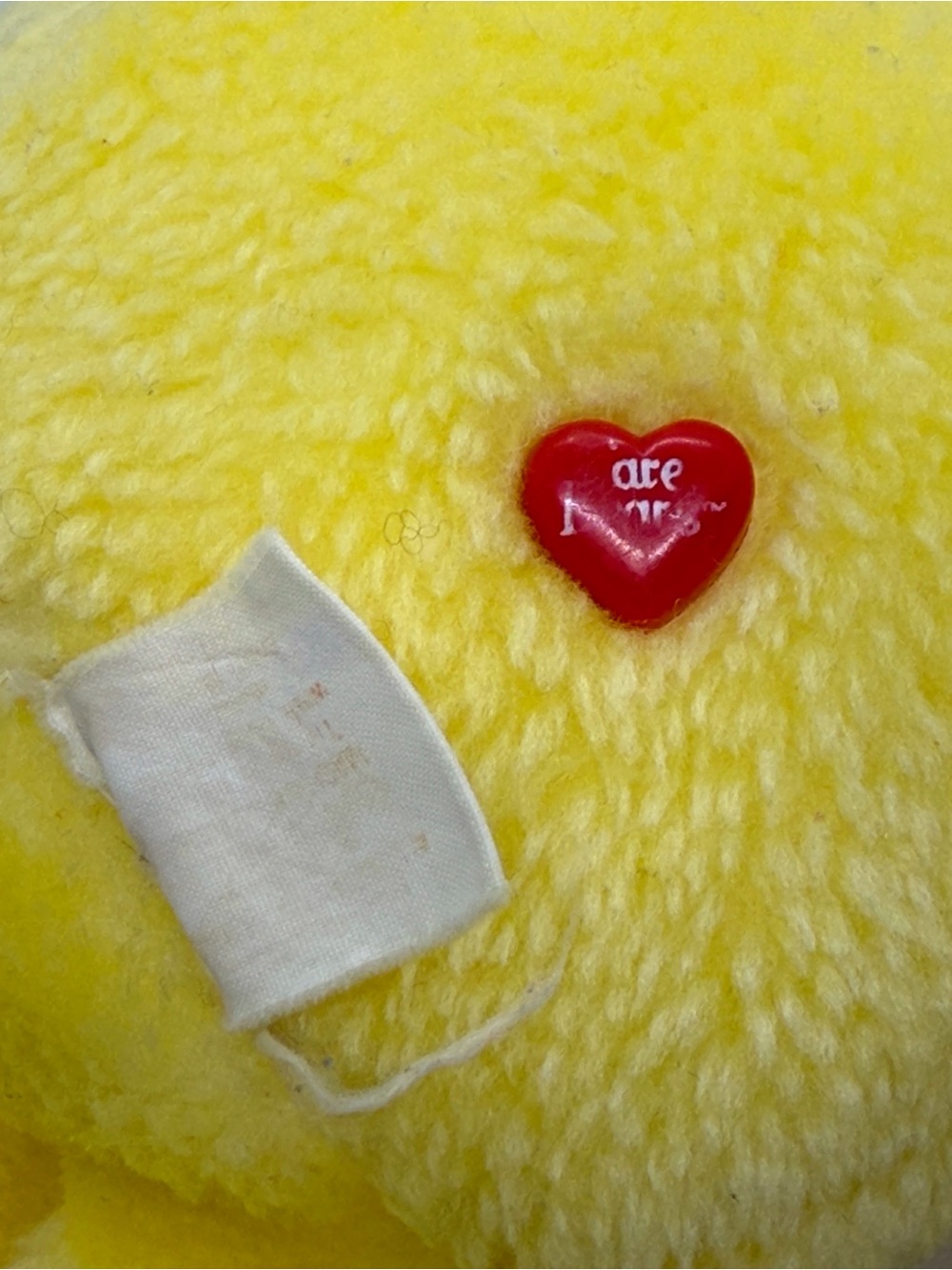 Vintage Funshine Care Bear, Plush Stuffed Toy - Picture 7 of 8